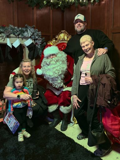 The big man himself.... and Santa